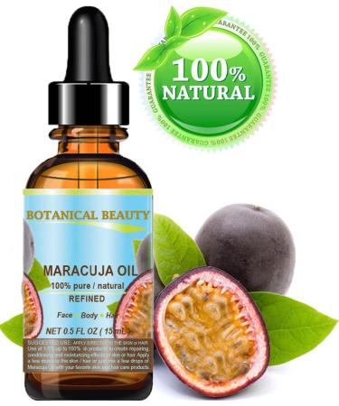 Botanical Beauty Maracuja Oil - 100% Pure Natural Cold Pressed for Face Skin Hair & Nails | 15ml Rich in Vitamin C - Buy Online on SooperMarket.com
