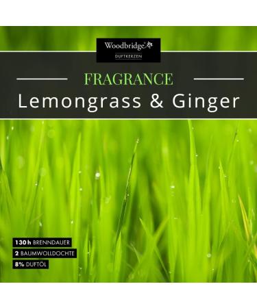 Woodbridge Lemongrass Ginger Fragrance Wax Melts - 8 Aromatherapy Melts for Lamps | 10h Burn Time | Room Fragrance - Buy Online on SooperMarket.com