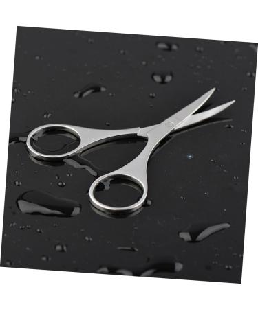 Buy Balacoo Stainless Steel Vibrissa Scissors 1pc Nose & Eyebrow Hair Trimmer | Medium Silver | International Shipping - Buy Online on SooperMarket.com
