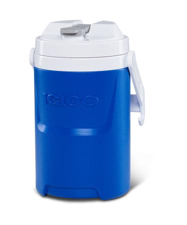 Igloo 1/2 Gallon Sport Jug with Hanging Hooks 1/2 Gallon Blue/White
