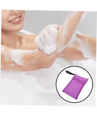 Buy Purple Nylon Bubble Net Bath Bag for Shampoo Bars Eco-Friendly Durable & Ideal for Travel - Buy Online on SooperMarket.com