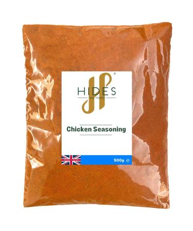 Hides Fine Foods - Chicken Seasoning 500g - GMO Free - Suitable for Vegetarians - BBQ Seasoning - Poultry Seasoning - Spice Blend - Packed full of Flavour