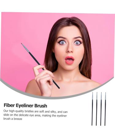 PLAFOPE 4pcs Fine Eyeliner Brush Makeup Eyeliner Wand Travel Makeup Brush Makeup Eye Tool Lip Liner Fiber - Buy Online on SooperMarket.com