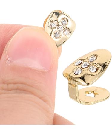 Didiseaon 2pcs Gold Decor Grills Grill Teeth Hip-hop Supplies Props Clothing Men and Women The Cross - Buy Online on SooperMarket.com