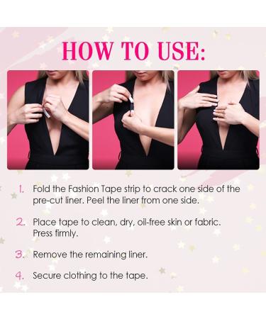 Hollywood Fashion Secrets Tape Value Pack - 36 Double-Sided Strips in 3 Tins | Fashion Solution - Buy Online on SooperMarket.com