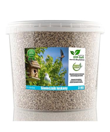 3kg sunflower seeds peeled scatter feed bird food birds wild birds sunflowers in a bucket (3 KG) 3 kg (1 pack)