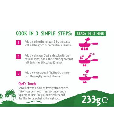Thai Taste Easy Real Thai Green Curry Meal Kit 233g - Pack of 5 - Buy Online on SooperMarket.com