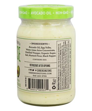 Sir Kensington's Avocado Oil Mayonnaise - Creamy 16 fl oz (473 ml) | Healthy Gourmet Condiment - Buy Online on SooperMarket.com