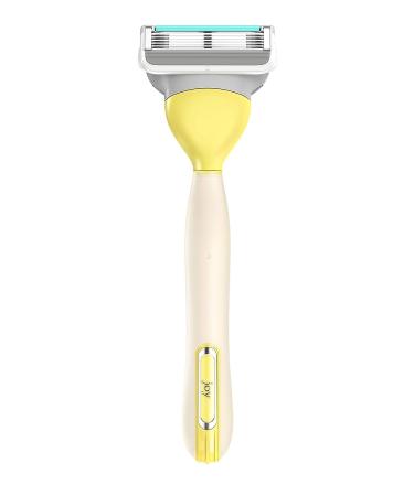 Joy Razor Handle + 2 Razor Blade Refills - Yellow | Buy Online - Buy Online on SooperMarket.com