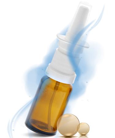 Empty brownlas nasal spray bottle 10ml with fingertipper cosmetex nasal engraving vaporizer nasal spray bottle 3x 10 ml brown lila
