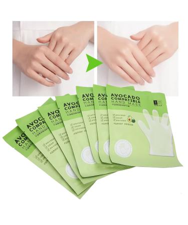 7pcs Moisturizing Hand Mask - Skin-Friendly Nourishing Care for Rough & Damaged Hands | Anti-Dry Treatment - Buy Online on SooperMarket.com