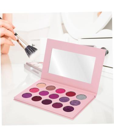 Mikinona 15 Colorful Eyeshadow Glitter Eyeshadow Woman Eyeshadow Compact Makeup Palette Purple - Buy Online on SooperMarket.com