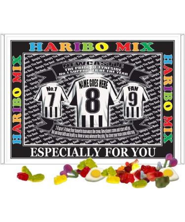 Newcastle Football Shirt Personalised Gift Boxed Sweets Variety - Buy Online on SooperMarket.com
