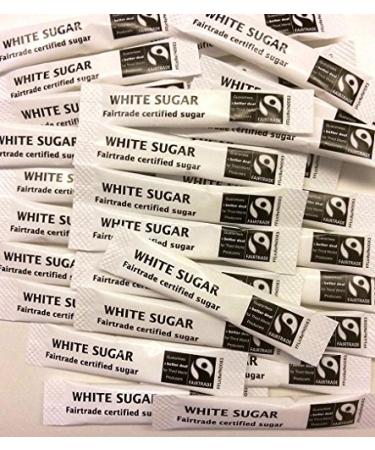 50 x Fairtrade White Sugar Sticks