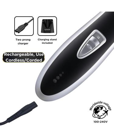 Hair Trimmer for Men by Supreme Trimmer - ST5210 Professional Barber Hair Clippers Liner Cordless Beard Trimmer - Silver T Shaper - Buy Online on SooperMarket.com