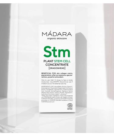 M DARA Organic Skincare | Custom Actives Plant Stem Cell Concentrate Dragonhead -17 5 ml Stem cells from the Northern Dragonhead flower Antioxidant and stimulating/repairing activity Vegan - Buy Online on SooperMarket.com