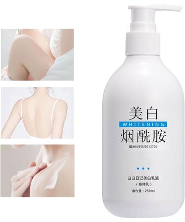 250ml Niacinamide Body Lotion for Skin Whitening Body Moisturiser Moisturizing Hydration Skin Repair Suitable for Arms Legs - Buy Online on SooperMarket.com