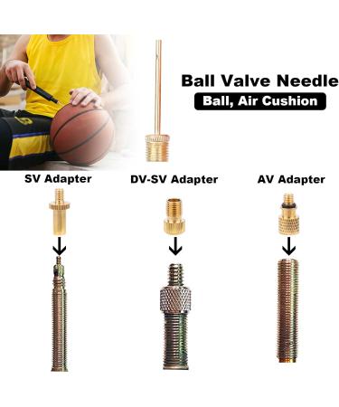 MxTimwan 31-Piece Bicycle Valve Adapter Set | Universal Bicycle Pump Adapters with Storage Box for Compressor Stand & Air Ball Pump - Buy Online on SooperMarket.com