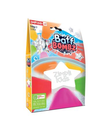 Large Star Bath Bomb by Zimpli Kids Multicoloured Special Effect Bath Bomb Toy Christmas Stocking Filler for Kids Xmas Gift