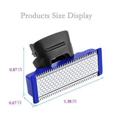 4PCS Replacement Blades for Microtouch Solo Trimmer - Old Version Solo Rechargeable Shaver Refills - Buy Online on SooperMarket.com