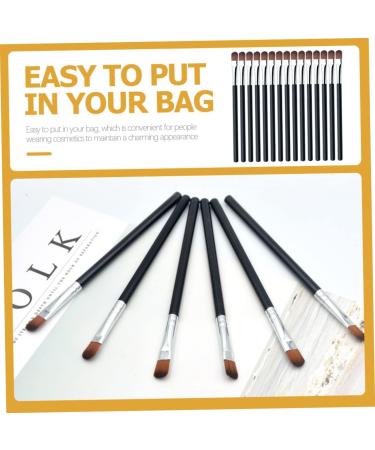Angoily 100pcs Eye Shadow Brush Face Makeup Foundation Beauty Kit Handle Powder Applicator Miss Girl - Buy Online on SooperMarket.com