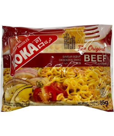 Koka Noodles The Original Beef Flavour Instant Noodles Ready To Eat Oriental Instant Noodles With Seasoning Mix Delicious Taste 85G Pack Of 8 Beef Pack Of 8 - Buy Online on SooperMarket.com