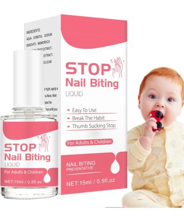 Neamou Liquid To Stop Nail Biting | 0.5fl ozNail Biting Polish Alternative | Anti Nail Biting For Kids Care For All Ages Stop Thumb Sucking Safe & Effective Bitter Taste Safe For Adults Kids - Buy Online on SooperMarket.com