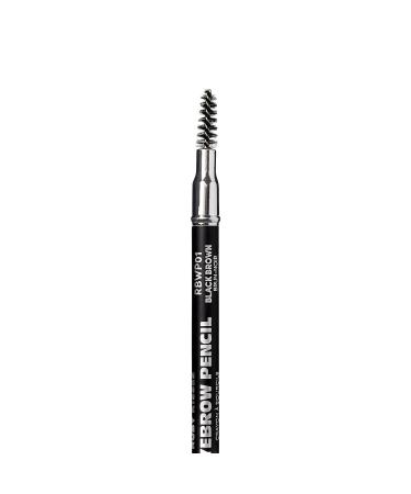 Ruby Kisses GoBrow Eyebrow Pencil 3 PACK (Black Brown) | Longwear Sharpenable Wooden Pencil for Natural-Looking Brows - Buy Online on SooperMarket.com