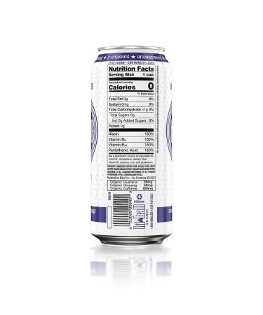 Hiball Clean Energy Seltzer Water - Caffeinated Sparkling Water with Vitamin B12 & B6 - Sugar Free - 8 Pack (16 Fl Oz each) - Blackberry Flavor - Buy Online on SooperMarket.com