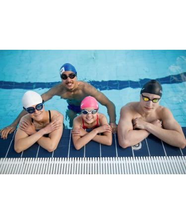Shop Arena Air-Bold Swipe Swimming Goggles | Unisex UV Protection Glasses with Anti-Fog & Air Seals - Large Size Clear White Black - Buy Online on SooperMarket.com