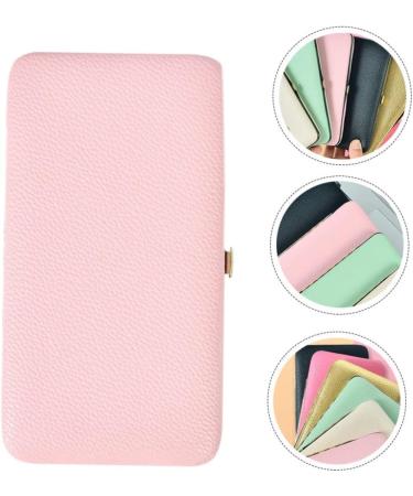 Beavorty Tweezers Storage Box for Eyelash Extensions - Set of 3 Pink Leather Holders | Durable & Convenient 18x9.8cm - Buy Online on SooperMarket.com