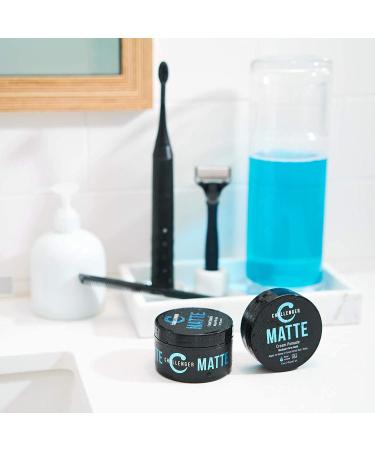 Challenger Mens Matte Cream Pomade 3oz | Natural Finish & Subtle Scent | Medium Firm Hold | Water Based & Travel Friendly | Hair Styling Wax Fiber Clay Paste in One - Buy Online on SooperMarket.com