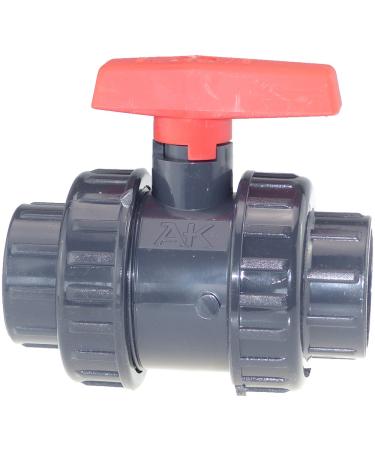 AK PVC Kugelhahn 2 paths of glue sleeve 40 mm