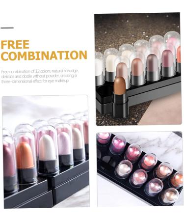 Hemoton 12pcs 12 Shadow Box Cream Eyeshadow Makeup Stick Eyeshadow Pen Eye Shadow Stick Eye Makeup Tool Eye Brightener Stick Girl Makeup Supplies Eye Highlighter Stick - Buy Online on SooperMarket.com