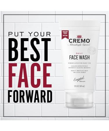 Cremo Daily Face Wash 5 fl oz | Gentle Cleanser for Refreshing Skin - Buy Online on SooperMarket.com