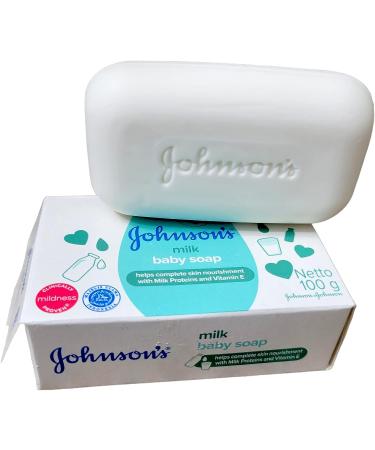 Johnson's Baby Soap Milk Protein 75g (Pack of 3) - Gentle Cleansing for Baby's Delicate Skin - Buy Online on SooperMarket.com