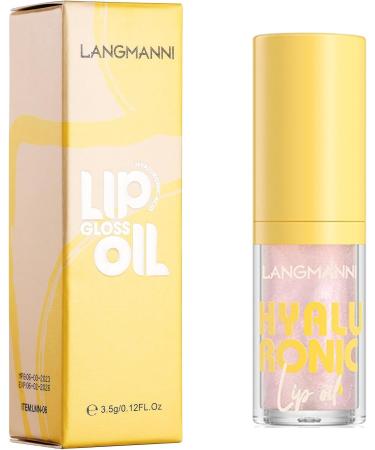 Moisturizing Lip Oil Nourishing And Hydrating Lip Care For Dry Lips Long Lasting Lip Balm For Women Party Makeup Lip Gloss crystal - Buy Online on SooperMarket.com
