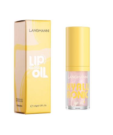 Moisturizing Lip Oil Nourishing And Hydrating Lip Care For Dry Lips Long Lasting Lip Balm For Women Party Makeup Lip Gloss crystal