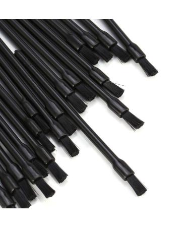 50 Pcs Disposable Lip Makeup Brush Set - Plastic Lip Applicators for Lipstick & Glossy Rods - Black Cosmetic Tool (8.2 cm) - Buy Online on SooperMarket.com