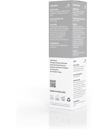 Dermavitamins Pure Coconut Oil 10ml - All-Natural and Organic - Buy Online on SooperMarket.com