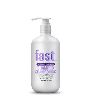 NISIM Fast Shampoo 33Oz/1Litre - No Sulfates Parabens Dea - Grows Hair Longer Faster 1 Liters