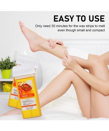 Honey Hair Removal Wax Cartridge Refills - 4 Pack for Body Waxing Legs and Arms - Buy Online on SooperMarket.com