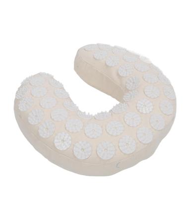 Acupressure Neck Pillow - U-Shaped Cervical Massage Pillow | Soft Cotton Fabric for Car & Travel - Buy Online on SooperMarket.com