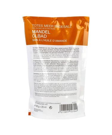 DERMASEL Dead Sea Bath Salt & Almond SPA - Relaxation & Skin Benefits | International Shipping Available - Buy Online on SooperMarket.com