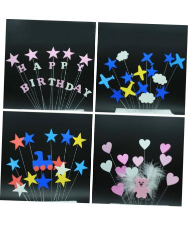 Alipis 48 Pcs Plane Cake Toppers Birthday Party Plane Cupcake Toppers Capacillos Para Cupcake Iron Wire Cake Picks Cupcake Party Picks Decor Cloud Cupcake Toppers Baby Dessert Airplane - Buy Online on SooperMarket.com