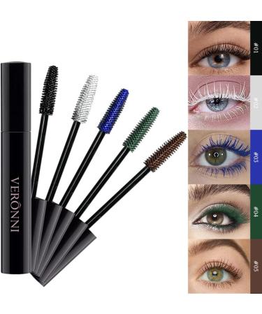 Waterproof Black Mascara 4D Silk Fiber Lash Mascara Mascara Volume and Length No Clumping Easy to Apply & Smudge-Proof Voluminous Mascara Long-Lasting Eye Makeup 0.24 Fl Oz(01 Black) - Buy Online on SooperMarket.com