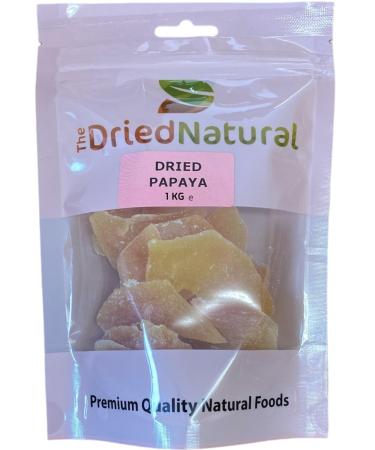Dried Papaya Strips 1 Kg - Premium Quality - The Dried Natural