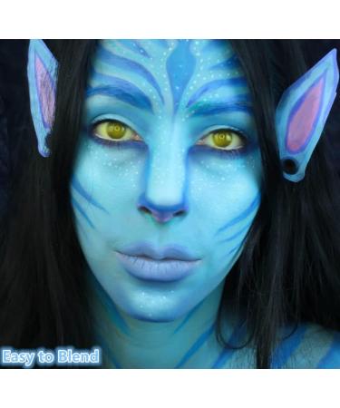 Go Ho Cream Sky Blue Blendable Stick - 1.06 oz - Light Blue Face & Body Paint Stick for Professional SFX Makeup - Buy Online on SooperMarket.com