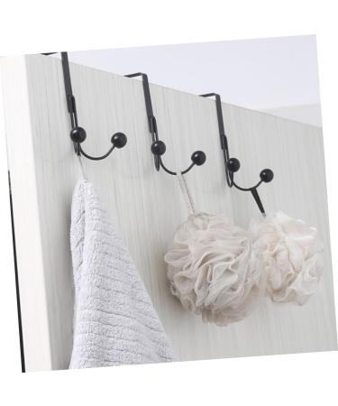 Cabilock 3pcs Wrought Iron Hook Heavy Duty Clothes Rack Door Hanger for Hanging Coat Door Coat Hook Jacket - Buy Online on SooperMarket.com