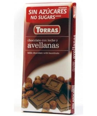 Torras No Added Sugar Milk Chocolate Bar 75 g 1 - Buy Online on SooperMarket.com
